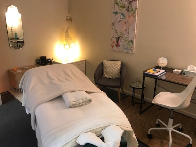 marcia massage clinic room